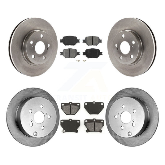 [Avant + Arrière] Kit de Disque et plaquette (semi-métallique) de frein pour 2001 Toyota Celica GT K8S-101068