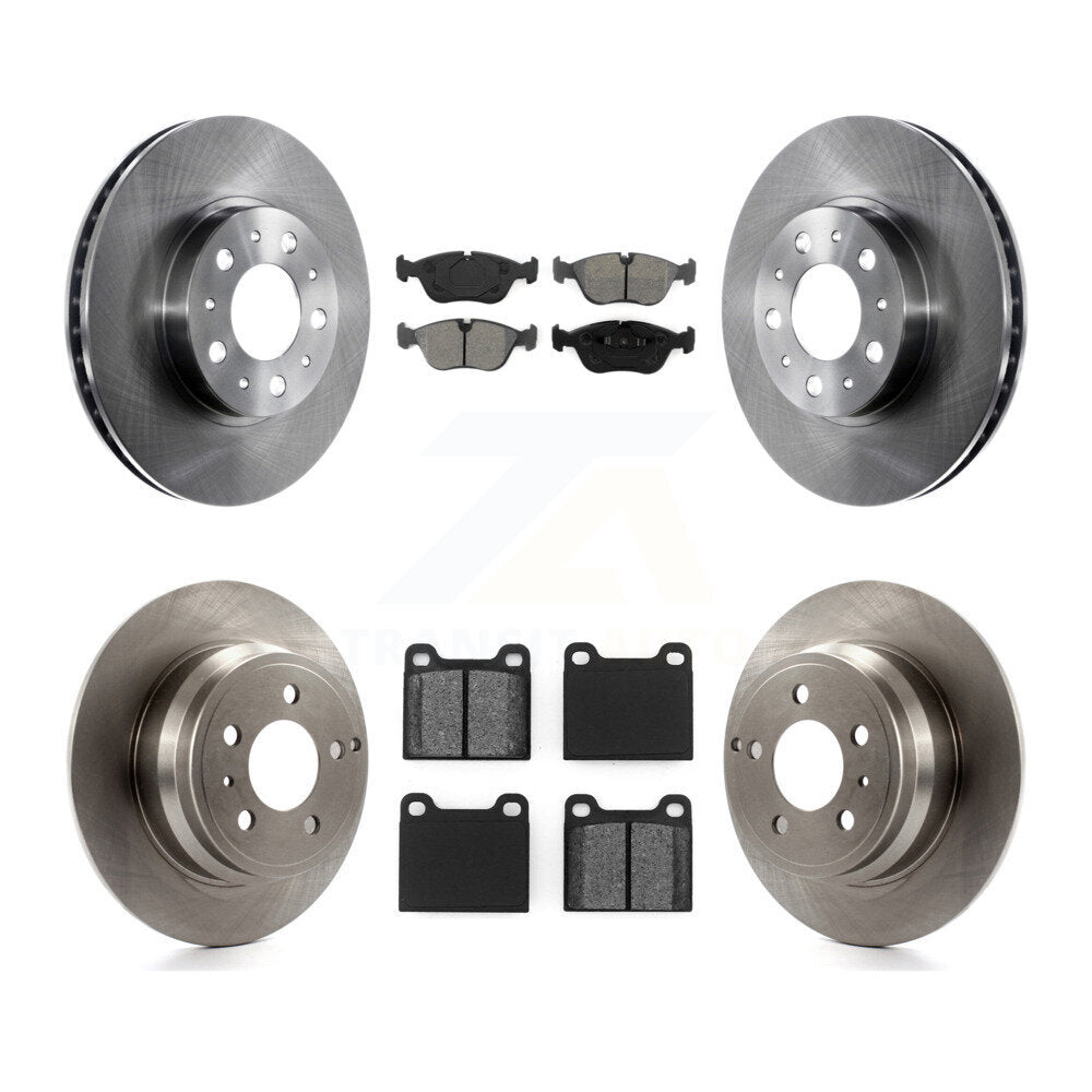 [Avant + Arrière] Kit de Disque et plaquette (semi-métallique) de frein pour Volvo V70 C70 K8S-101070