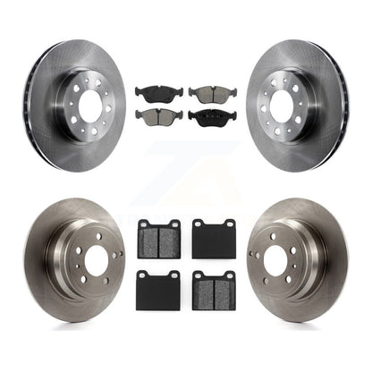[Avant + Arrière] Kit de Disque et plaquette (semi-métallique) de frein pour Volvo V70 C70 K8S-101070