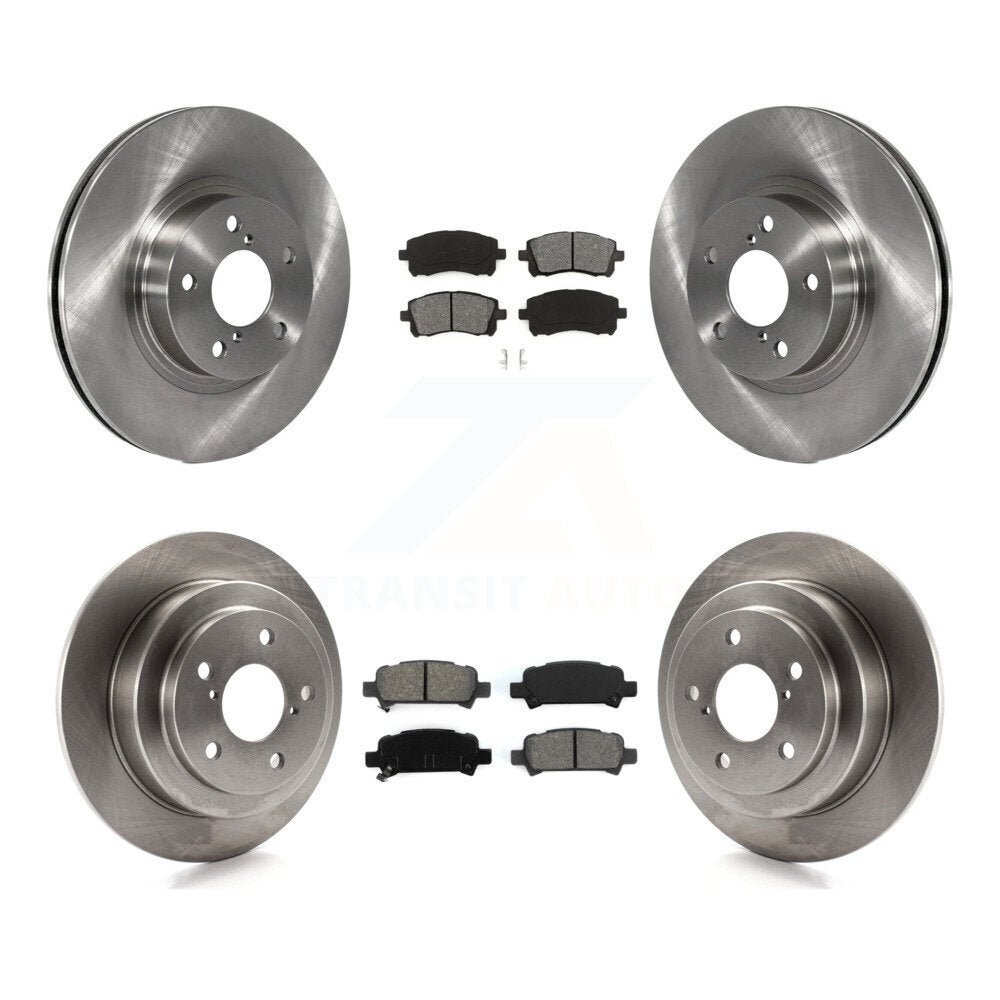 [Avant + Arrière] Kit de Disque et plaquette (semi-métallique) de frein pour Subaru Forester Impreza K8S-101075
