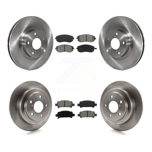 [Avant + Arrière] Kit de Disque et plaquette (semi-métallique) de frein pour 2002-2003 Subaru Impreza Outback RS TS K8S-101078