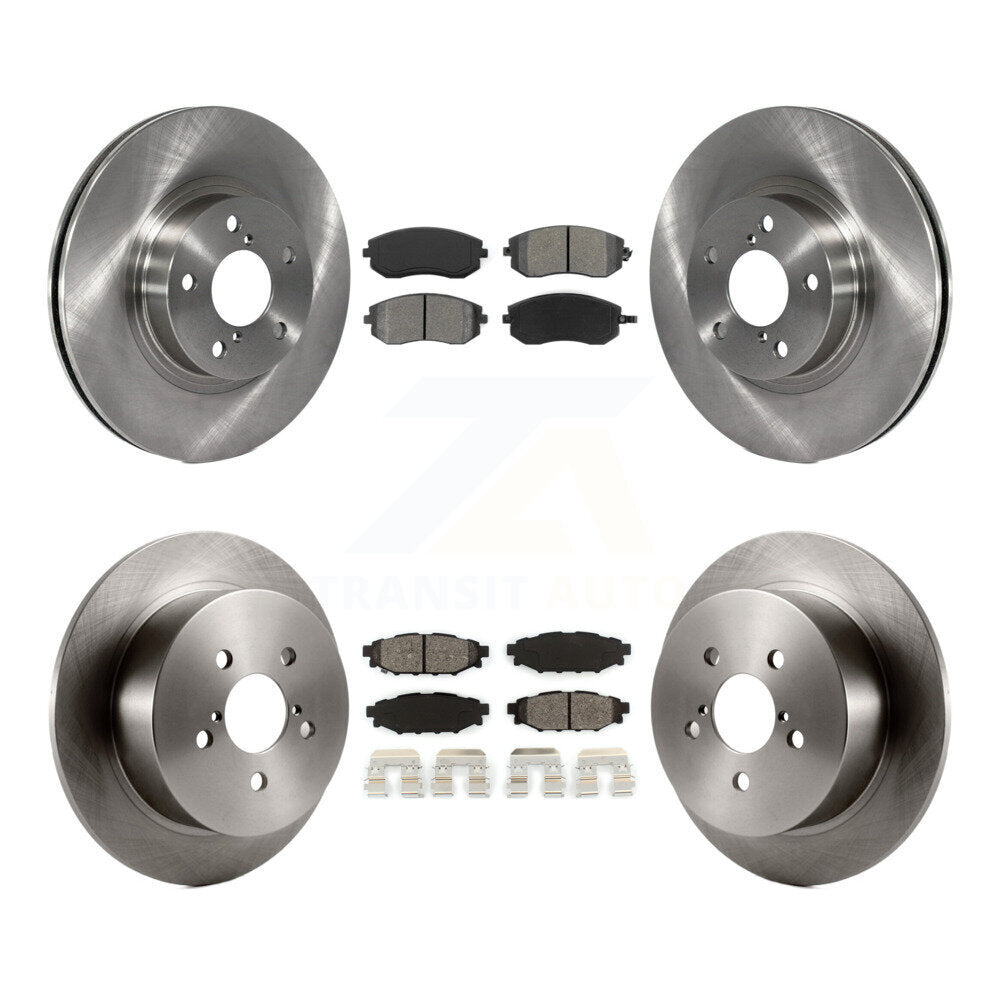 [Avant + Arrière] Kit de Disque et plaquette (semi-métallique) de frein pour 2005 Subaru Legacy i Limited avec 277mm Diameter Rotor K8S-101080