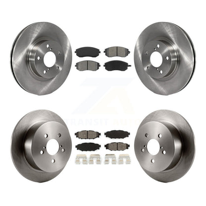 [Avant + Arrière] Kit de Disque et plaquette (semi-métallique) de frein pour 2005 Subaru Legacy i Limited avec 277mm Diameter Rotor K8S-101080