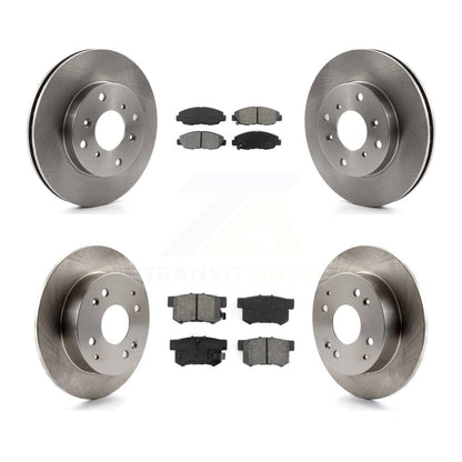 [Avant + Arrière] Kit de Disque et plaquette (semi-métallique) de frein pour Honda Accord Acura CL K8S-101083