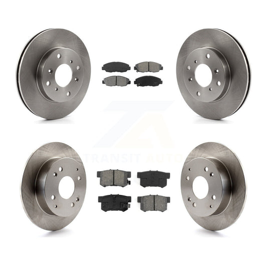 [Avant + Arrière] Kit de Disque et plaquette (semi-métallique) de frein pour Honda Accord Acura CL K8S-101083