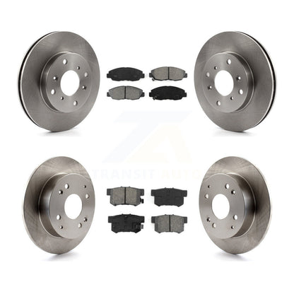 [Avant + Arrière] Kit de Disque et plaquette (semi-métallique) de frein pour 1998-2002 Honda Accord Sedan avec 2.3L K8S-101084