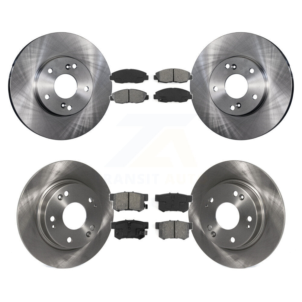 [Avant + Arrière] Kit de Disque et plaquette (semi-métallique) de frein pour 2014-2015 Honda Civic Touring K8S-101085