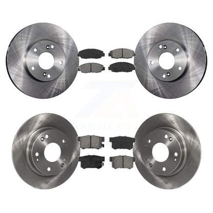 [Avant + Arrière] Kit de Disque et plaquette (semi-métallique) de frein pour 2014-2015 Honda Civic Touring K8S-101085