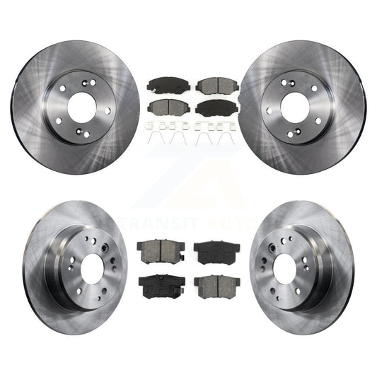 [Avant + Arrière] Kit de Disque et plaquette (semi-métallique) de frein pour 2003-2011 Honda Element K8S-101089