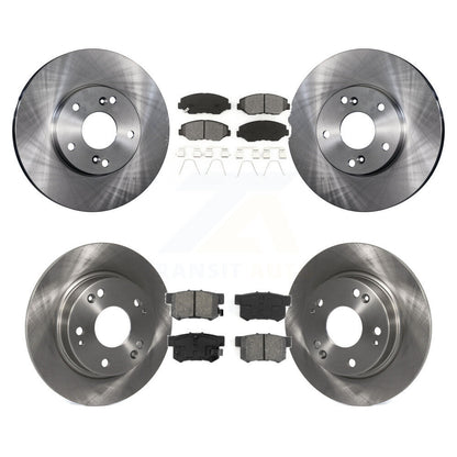 [Avant + Arrière] Kit de Disque et plaquette (semi-métallique) de frein pour Honda Civic Acura ILX K8S-101090
