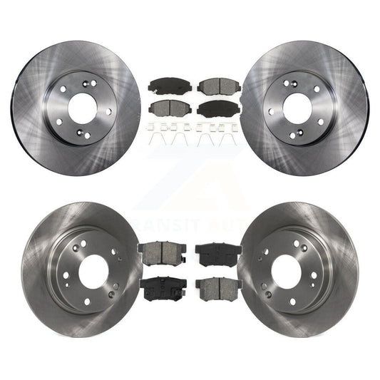 [Avant + Arrière] Kit de Disque et plaquette (semi-métallique) de frein pour Honda Civic Acura ILX K8S-101090