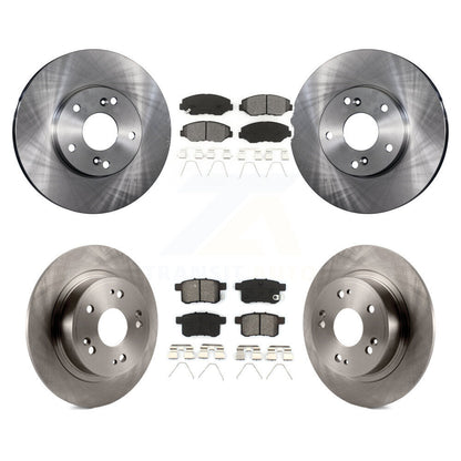 [Avant + Arrière] Kit de Disque et plaquette (semi-métallique) de frein pour Honda Accord K8S-101091