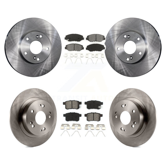 [Avant + Arrière] Kit de Disque et plaquette (semi-métallique) de frein pour Honda Accord K8S-101091