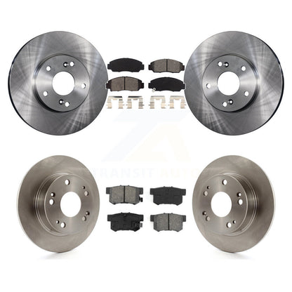 [Avant + Arrière] Kit de Disque et plaquette (semi-métallique) de frein pour Honda Accord K8S-101093