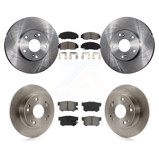 [Avant + Arrière] Kit de Disque et plaquette (semi-métallique) de frein pour Honda Accord K8S-101093