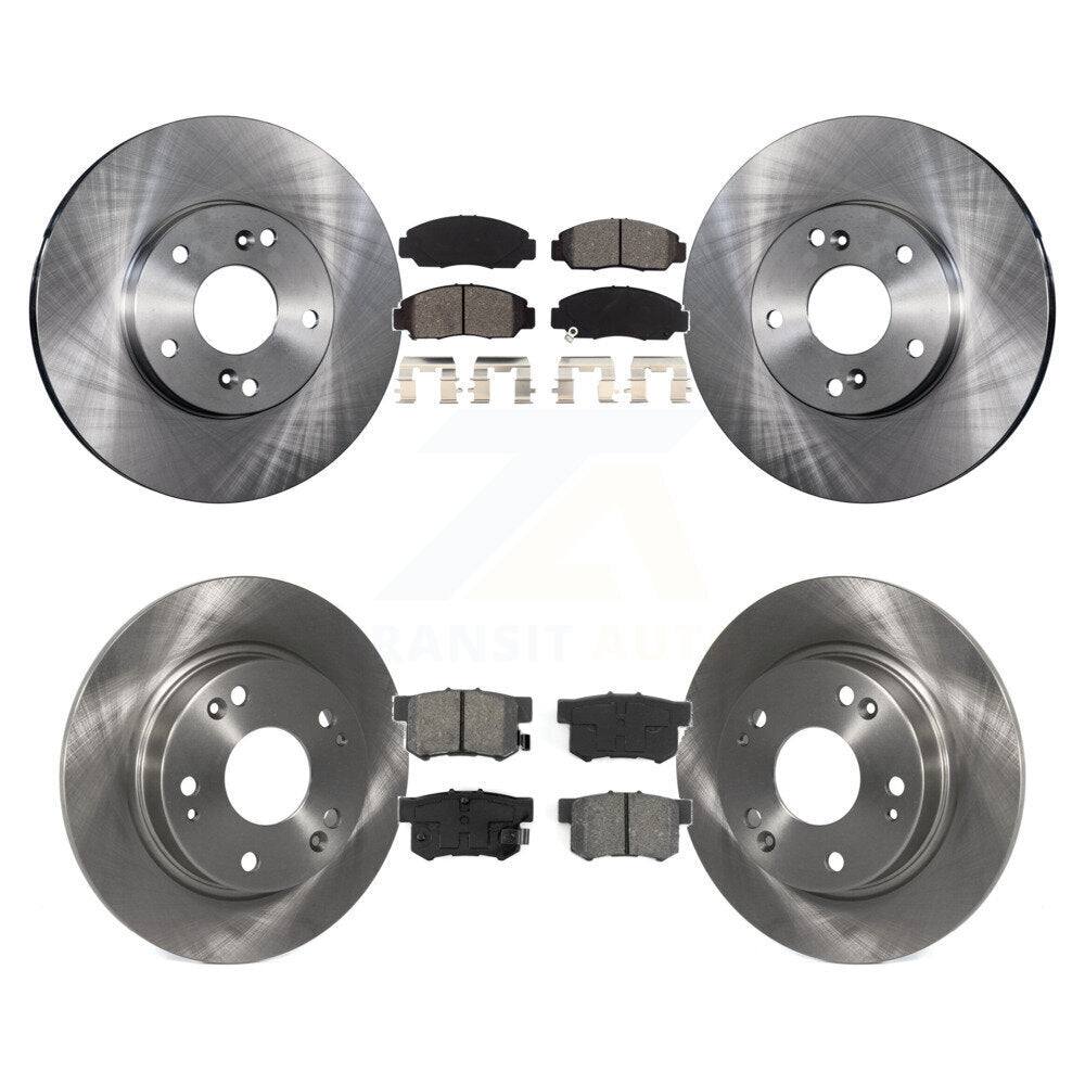 [Avant + Arrière] Kit de Disque et plaquette (semi-métallique) de frein pour Acura CSX K8S-101094