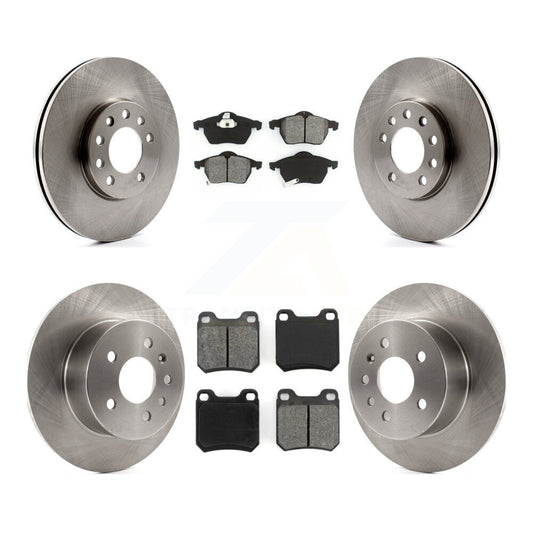 [Avant + Arrière] Kit de Disque et plaquette (semi-métallique) de frein pour Saturn L200 Saab 9-3 L300 LS1 L100 LW200 LS2 900 LW300 9-5 LW2 LW1 LS K8S-101095
