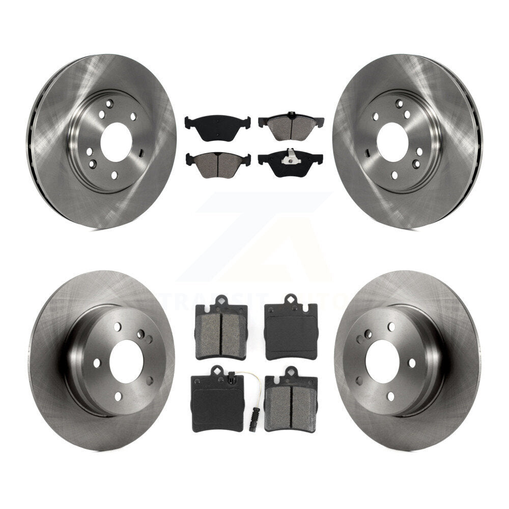 [Avant + Arrière] Kit de Disque et plaquette (semi-métallique) de frein pour Mercedes-Benz E320 CLK320 E430 CLK430 K8S-101097