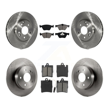 [Avant + Arrière] Kit de Disque et plaquette (semi-métallique) de frein pour Mercedes-Benz E320 CLK320 E430 CLK430 K8S-101097