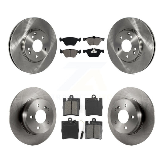 [Avant + Arrière] Kit de Disque et plaquette (semi-métallique) de frein pour Mercedes-Benz E320 CLK320 E430 CLK430 K8S-101097