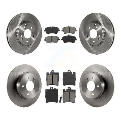 [Avant + Arrière] Kit de Disque et plaquette (semi-métallique) de frein pour Mercedes-Benz C240 CLK350 C320 C280 CLK320 C350 K8S-101099