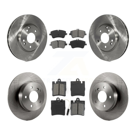 [Avant + Arrière] Kit de Disque et plaquette (semi-métallique) de frein pour Mercedes-Benz C240 CLK350 C320 C280 CLK320 C350 K8S-101099