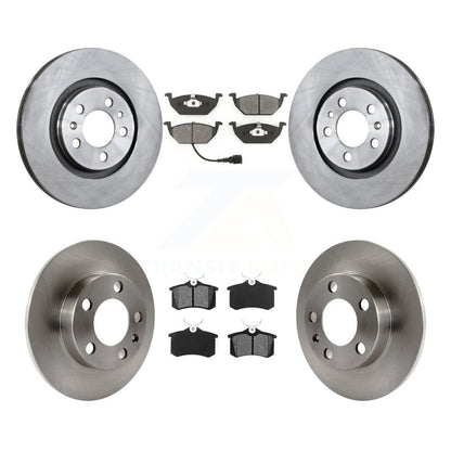 [Avant + Arrière] Kit de Disque et plaquette (semi-métallique) de frein pour Volkswagen Beetle Jetta Golf City K8S-101101