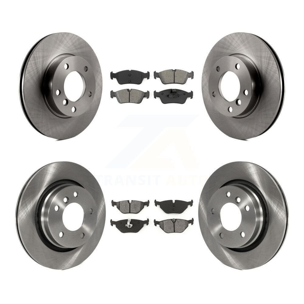 [Avant + Arrière] Kit de Disque et plaquette (semi-métallique) de frein pour 1998 BMW 328i 328is avec 294mm Diameter Rotor K8S-101107