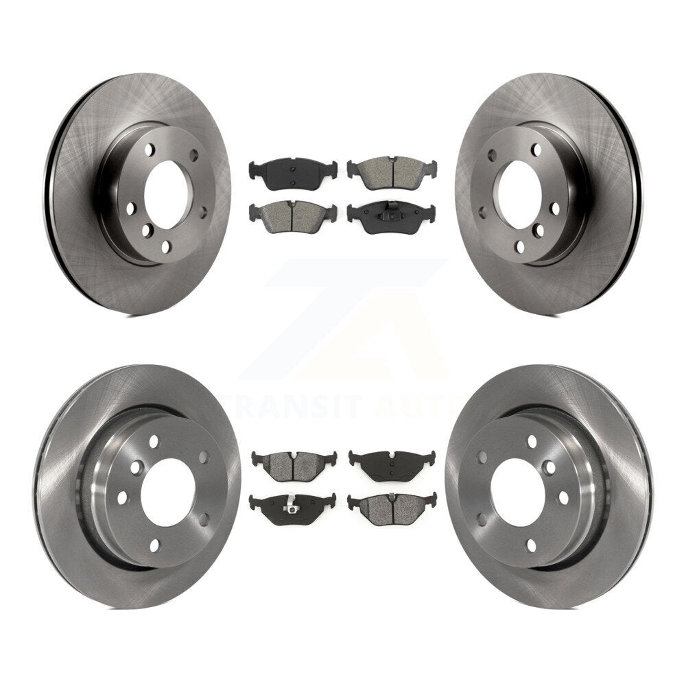 [Avant + Arrière] Kit de Disque et plaquette (semi-métallique) de frein pour BMW 323i 323Ci 328i K8S-101108