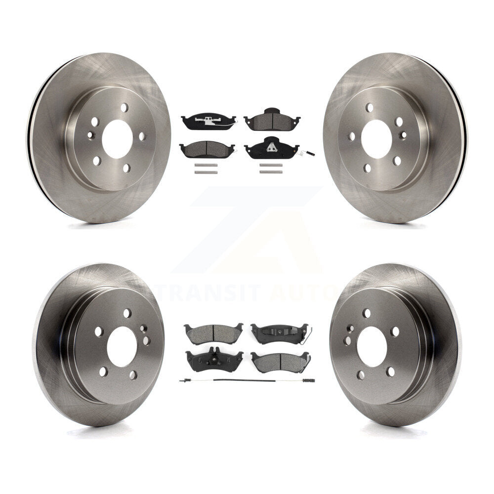 [Avant + Arrière] Kit de Disque et plaquette (semi-métallique) de frein pour Mercedes-Benz ML320 ML350 ML430 K8S-101112