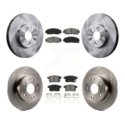 [Avant + Arrière] Kit de Disque et plaquette (semi-métallique) de frein pour Honda Accord Acura TSX K8S-101115