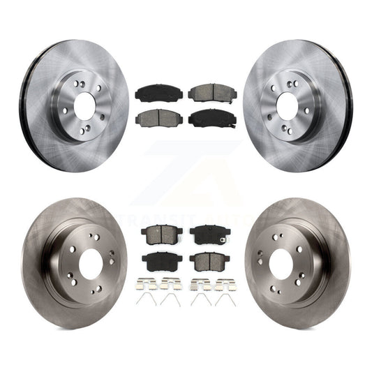 [Avant + Arrière] Kit de Disque et plaquette (semi-métallique) de frein pour Honda Accord Acura TSX K8S-101115