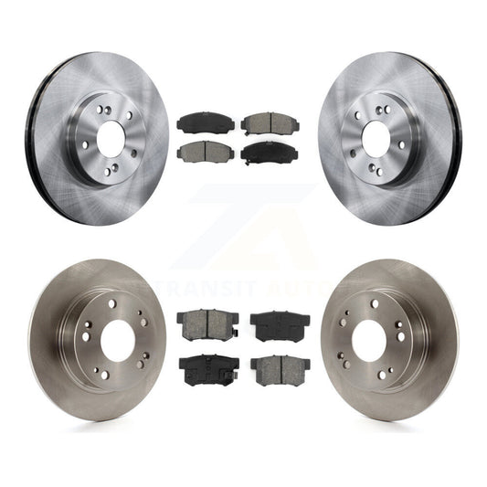 [Avant + Arrière] Kit de Disque et plaquette (semi-métallique) de frein pour Honda Accord Acura TSX K8S-101117