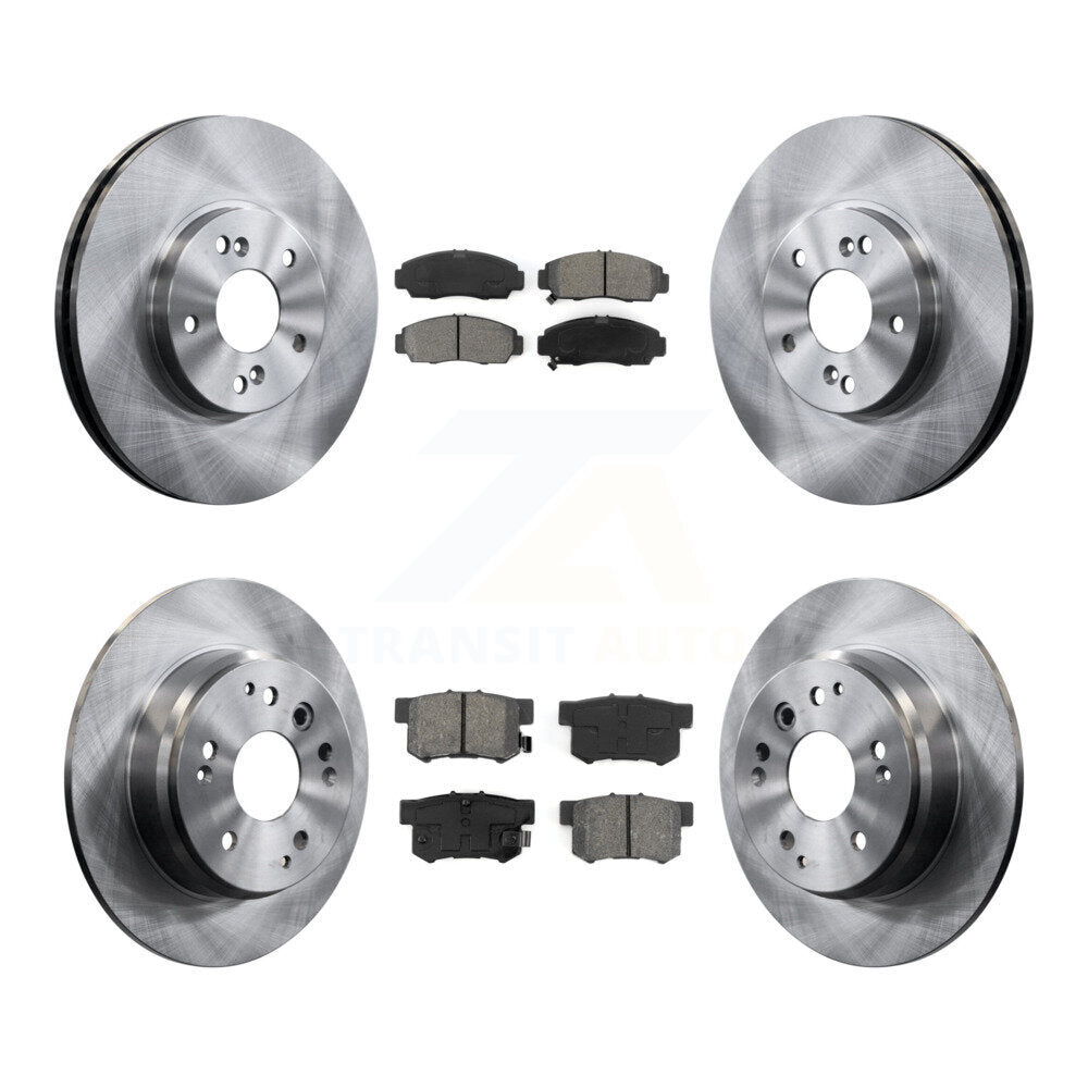 [Avant + Arrière] Kit de Disque et plaquette (semi-métallique) de frein pour Acura TL K8S-101118
