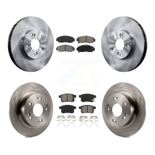 [Avant + Arrière] Kit de Disque et plaquette (semi-métallique) de frein pour Honda Accord Acura TSX K8S-101119
