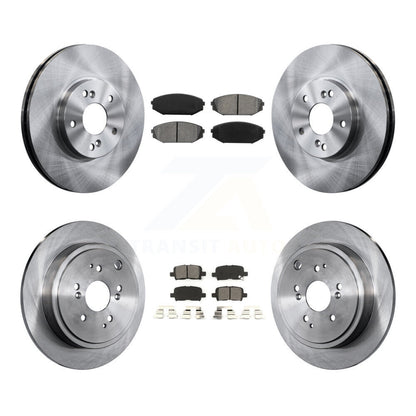 [Avant + Arrière] Kit de Disque et plaquette (semi-métallique) de frein pour 2001-2002 Acura MDX K8S-101120