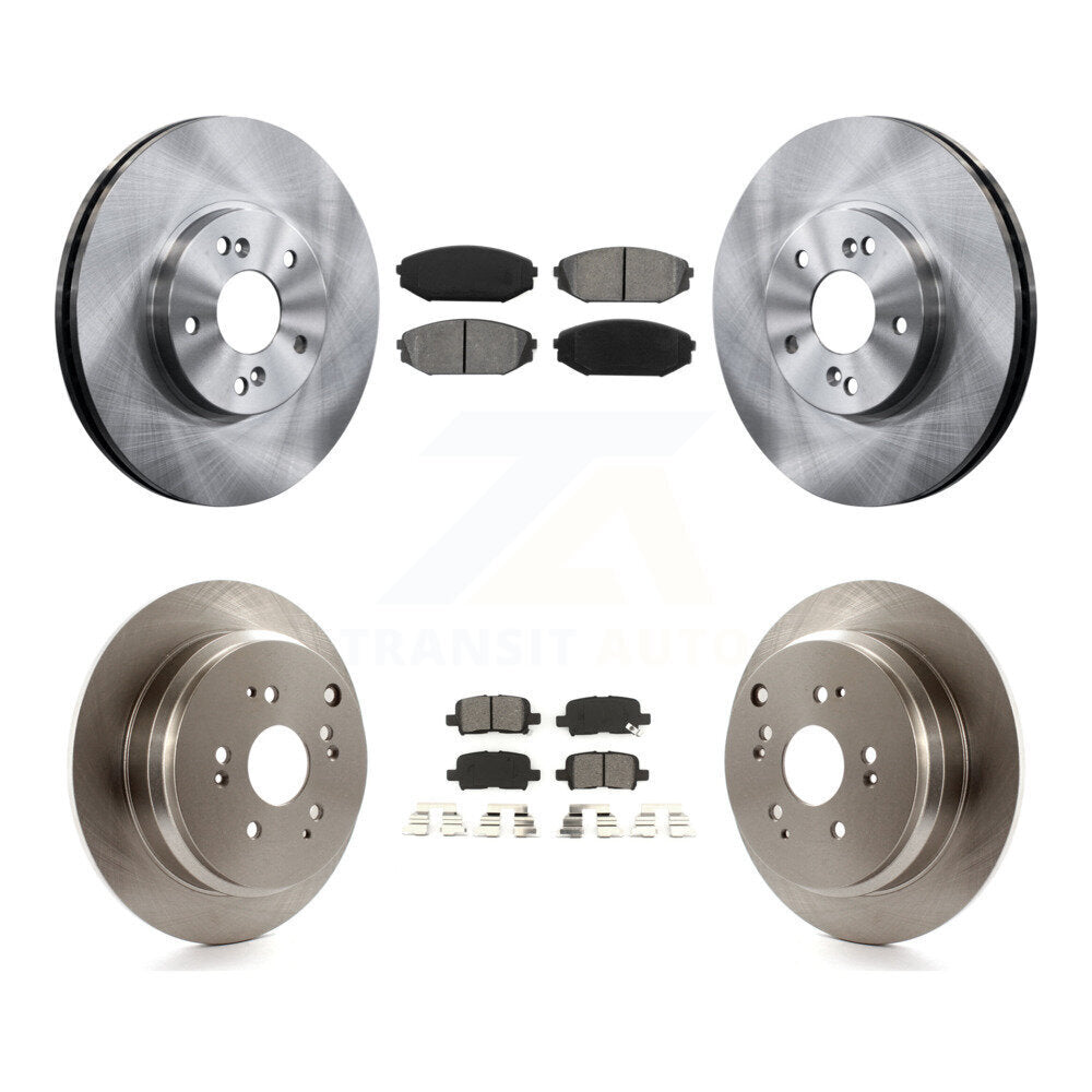 [Avant + Arrière] Kit de Disque et plaquette (semi-métallique) de frein pour 2002-2004 Honda Odyssey K8S-101121