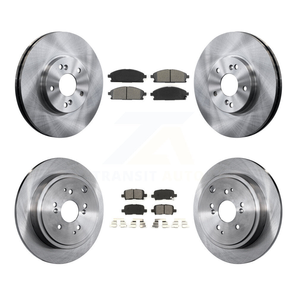 [Avant + Arrière] Kit de Disque et plaquette (semi-métallique) de frein pour 2003-2006 Acura MDX K8S-101122