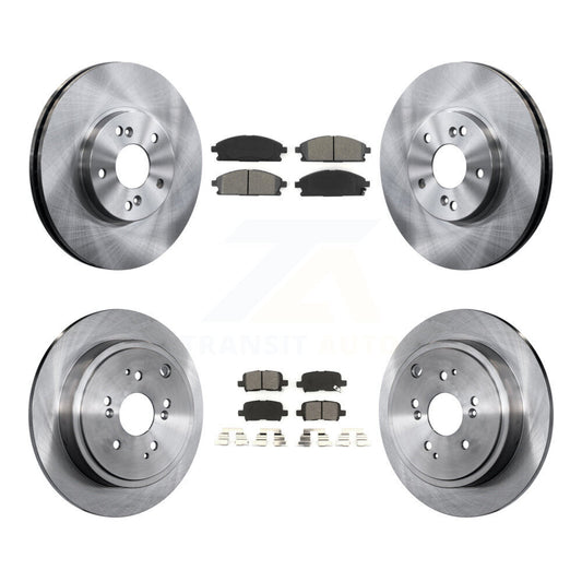 [Avant + Arrière] Kit de Disque et plaquette (semi-métallique) de frein pour 2003-2006 Acura MDX K8S-101122