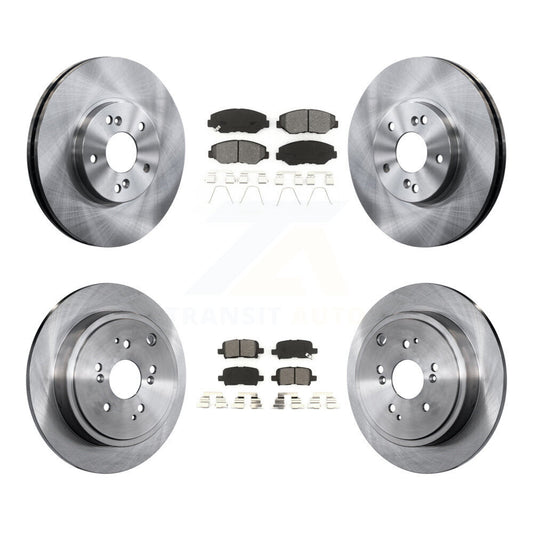 [Avant + Arrière] Kit de Disque et plaquette (semi-métallique) de frein pour 2003-2008 Honda Pilot K8S-101123