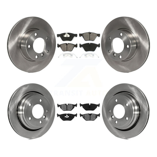[Avant + Arrière] Kit de Disque et plaquette (semi-métallique) de frein pour BMW 528i 525i K8S-101124