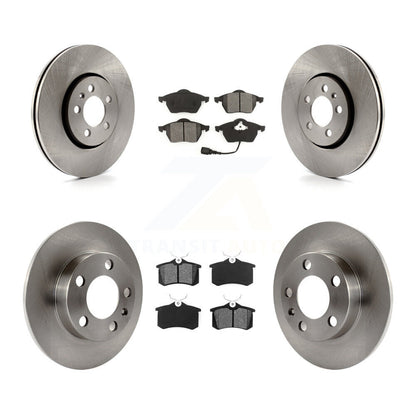 [Avant + Arrière] Kit de Disque et plaquette (semi-métallique) de frein pour Volkswagen Beetle Jetta Golf K8S-101125