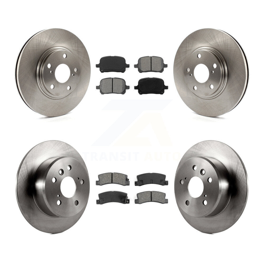 [Avant + Arrière] Kit de Disque et plaquette (semi-métallique) de frein pour 1999-2001 Lexus RX300 FWD K8S-101128