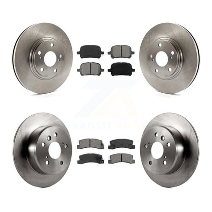 [Avant + Arrière] Kit de Disque et plaquette (semi-métallique) de frein pour 1999-2001 Lexus RX300 FWD K8S-101128
