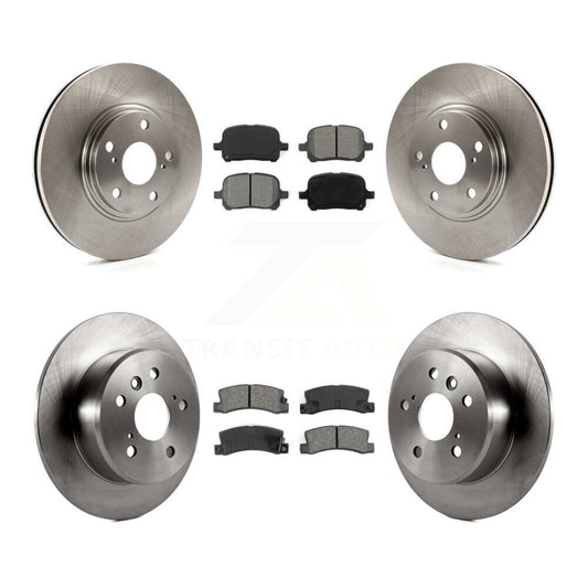 [Avant + Arrière] Kit de Disque et plaquette (semi-métallique) de frein pour 1999-2001 Lexus RX300 FWD K8S-101128