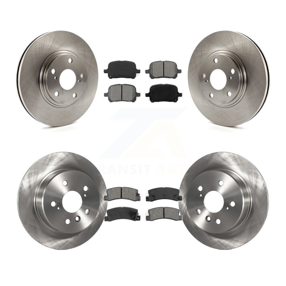 [Avant + Arrière] Kit de Disque et plaquette (semi-métallique) de frein pour 1999-2001 Lexus RX300 AWD K8S-101129