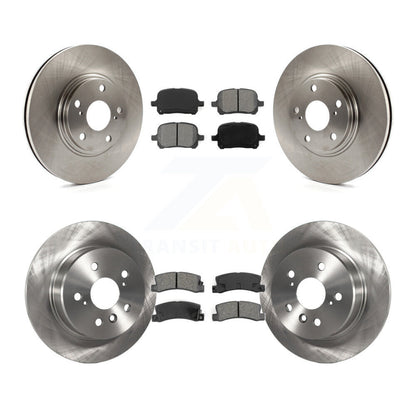 [Avant + Arrière] Kit de Disque et plaquette (semi-métallique) de frein pour 1999-2001 Lexus RX300 AWD K8S-101129