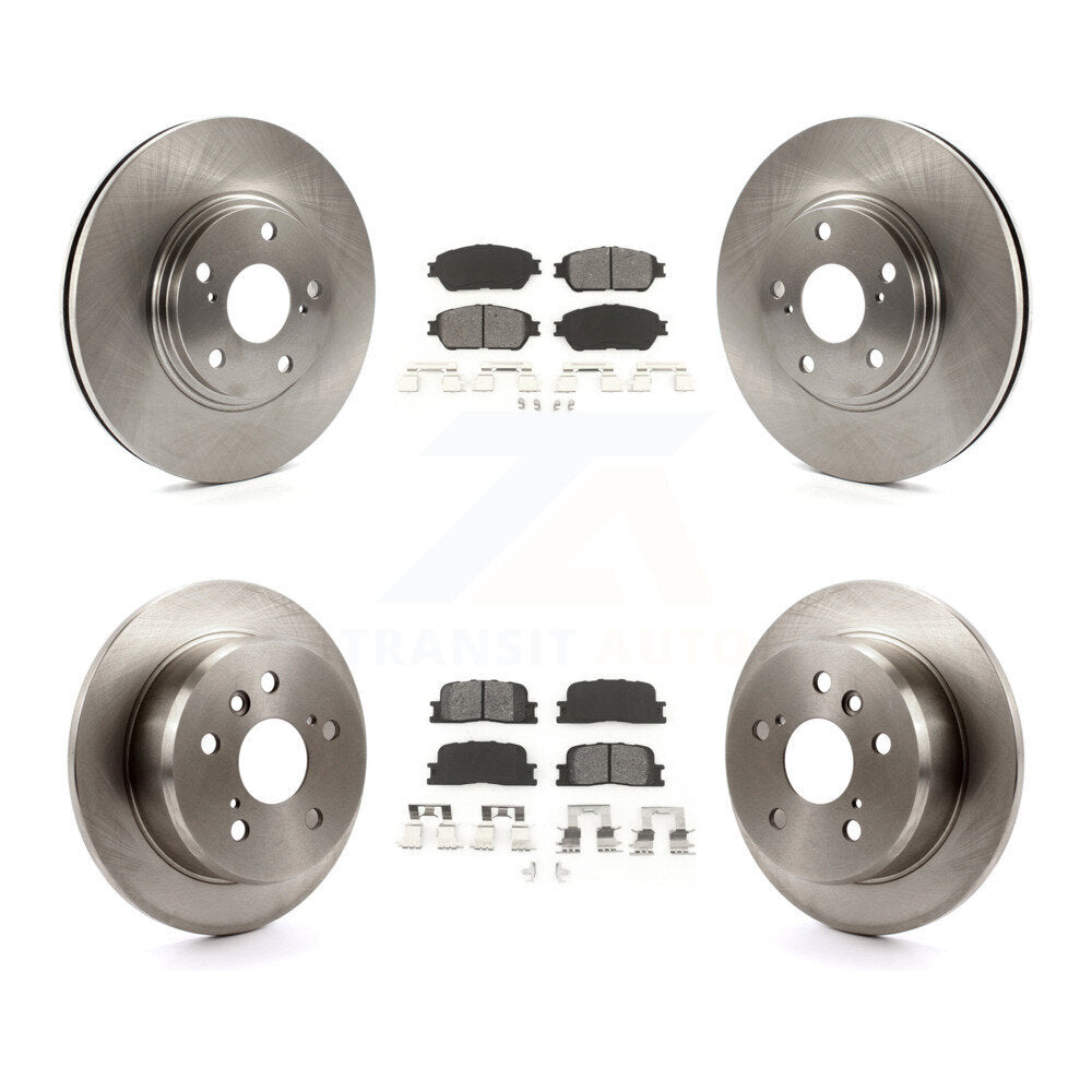 [Avant + Arrière] Kit de Disque et plaquette (semi-métallique) de frein pour 2004-2006 Lexus ES330 K8S-101130