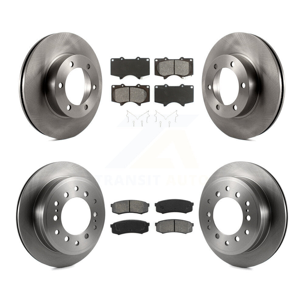 [Avant + Arrière] Kit de Disque et plaquette (semi-métallique) de frein pour Toyota Sequoia K8S-101132
