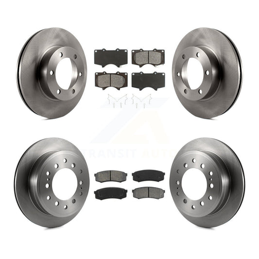 [Avant + Arrière] Kit de Disque et plaquette (semi-métallique) de frein pour Toyota Sequoia K8S-101132
